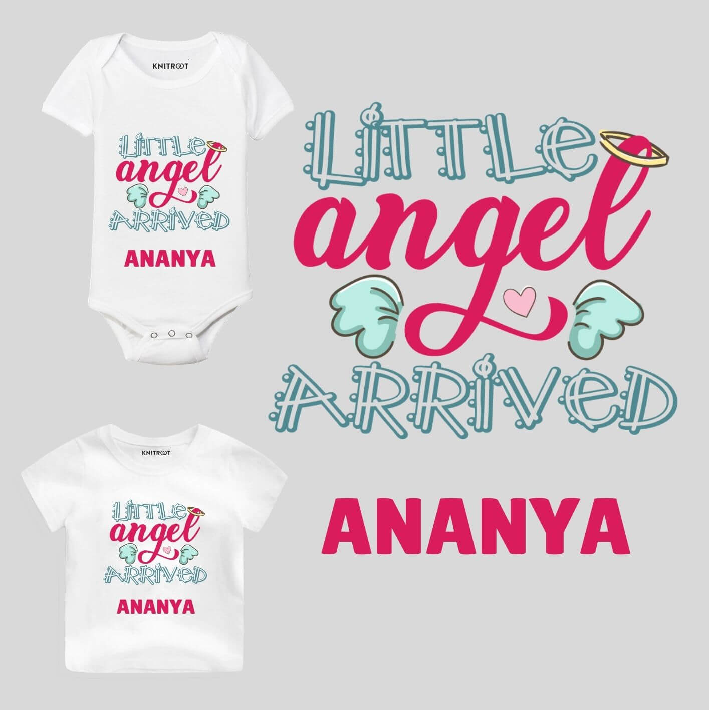 Little Angle Newborn wear infant t shirts