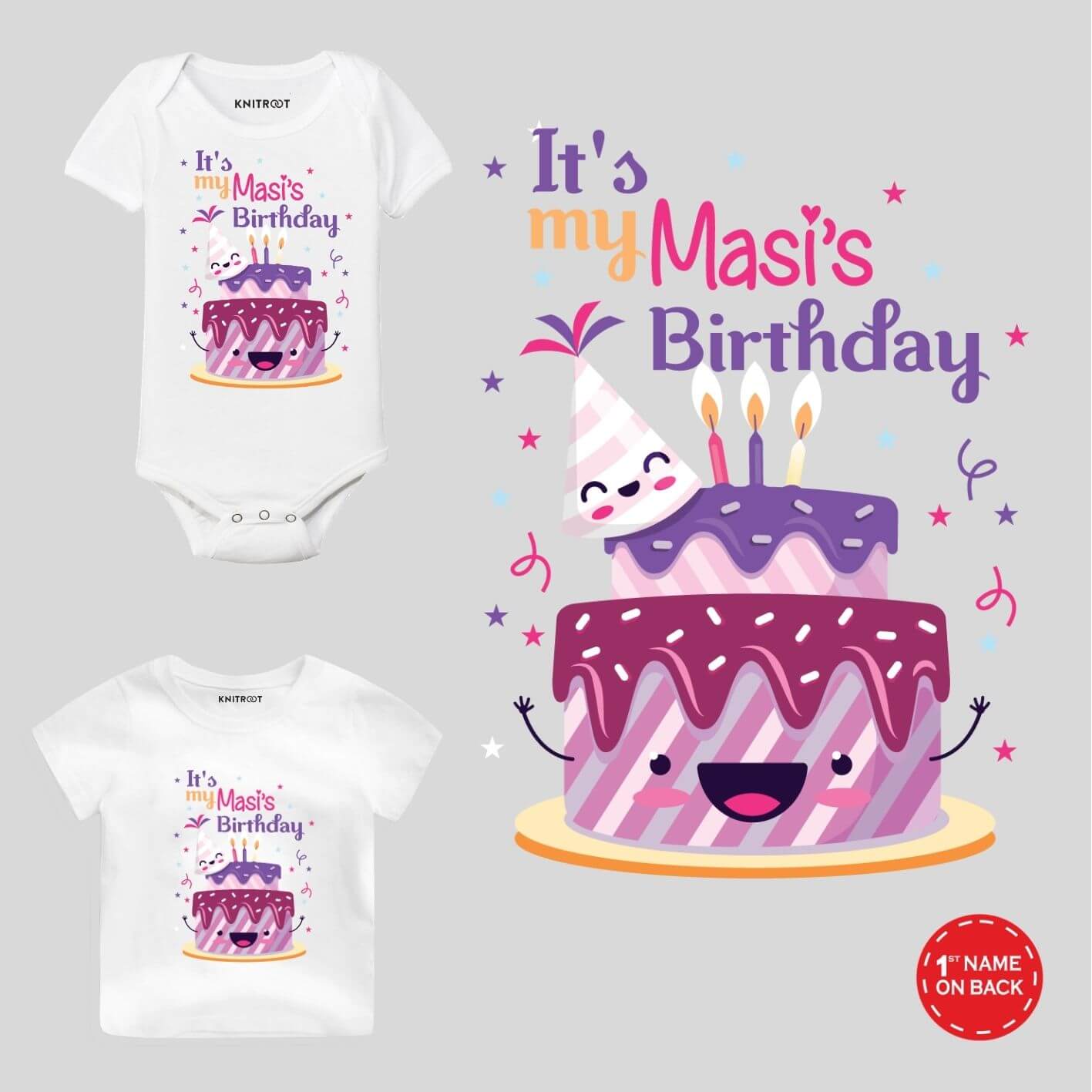 My Masi Birthday Kids Outfit
