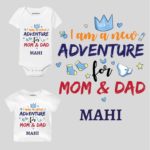 New Adventure For Mom & Dad Baby wear