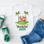 Monkey Theme 10 Month Birthday clothes