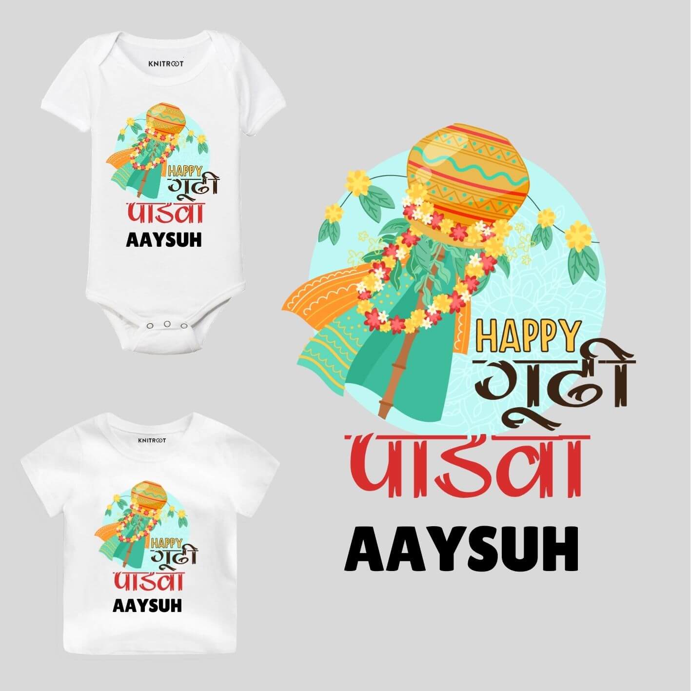 Happy GudiPadwa Outfit gudi padva t-shirt