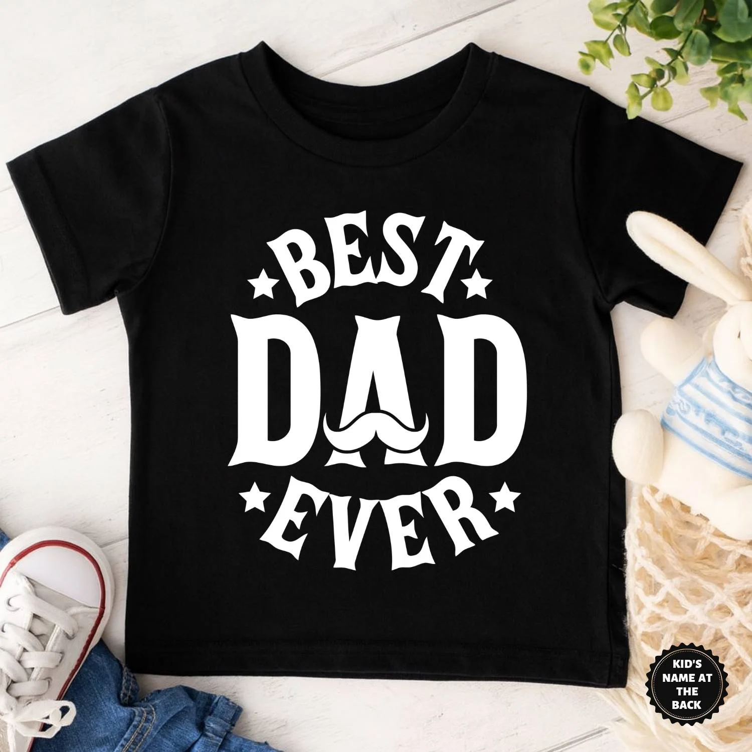 Father's Day Asset 2026 Best Dad Ever Kids T shirt
