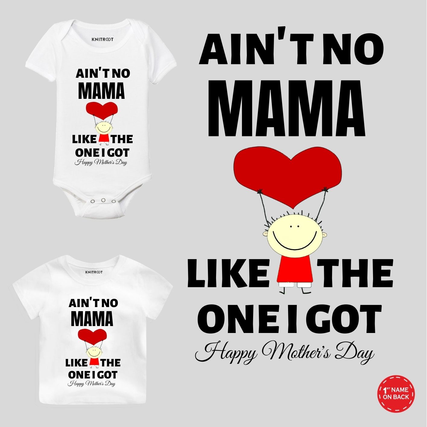 aint mama like the one i got baby outfits clothes for mother's day