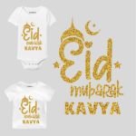 Eid Mubarak Glitter Designed Outfits