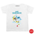 eid mubarak chand white onesie tshirt