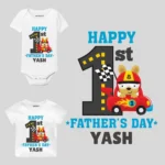 Happy 1st Father's Day-Racer Baby Wear