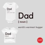 Dad warmest hugger baby wear