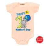 happy mothers day onesie and tees 1st mothers day