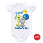 happy mothers day onesie and tees 1st mothers day