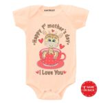 happy mothers day onesie and tees giraffe designer