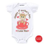 happy mothers day onesie and tees giraffe designer