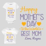 happy mothers day onesie and tees best mom