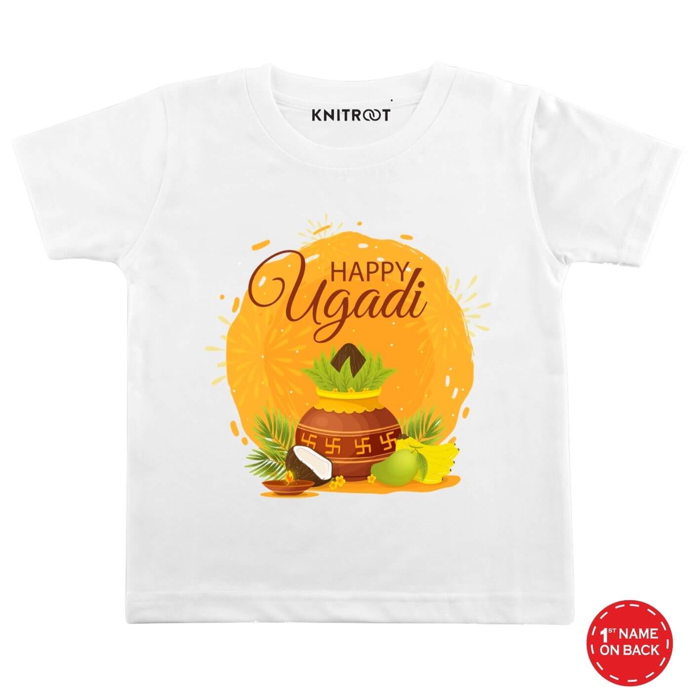 happy ugadi baby t shirt