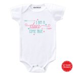 i am a dua white onesie tshirt