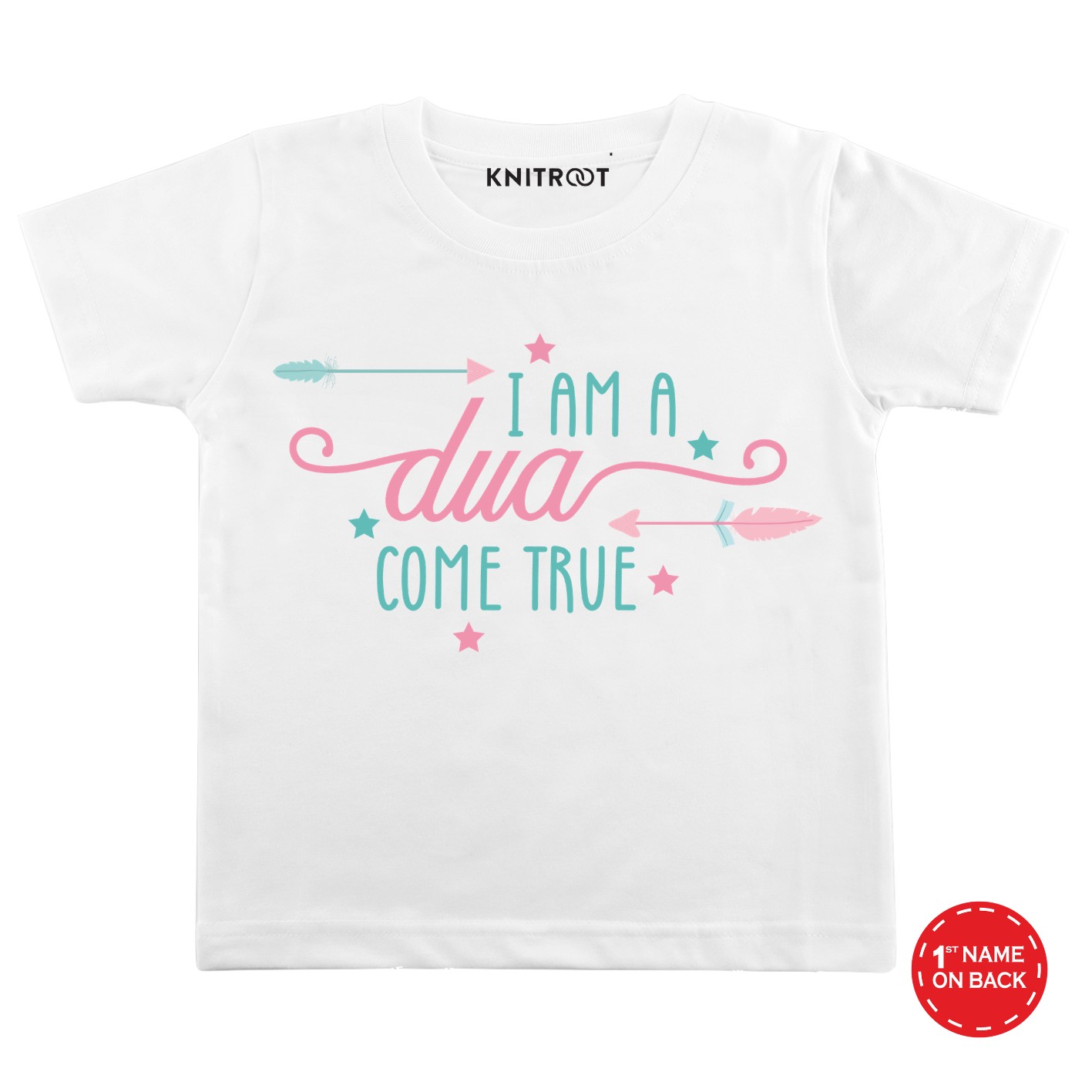 i am a dua white tshirt