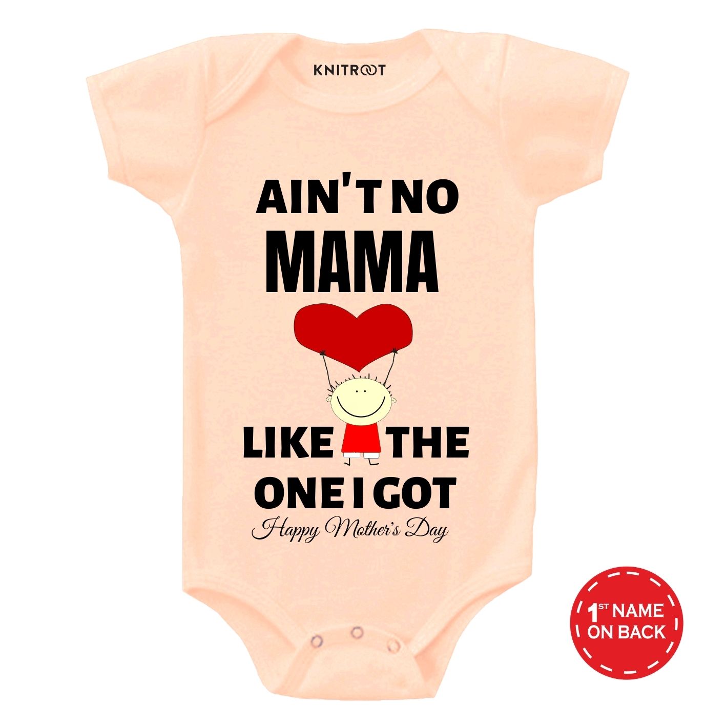 mama like the one i got peach onesie for mothers day