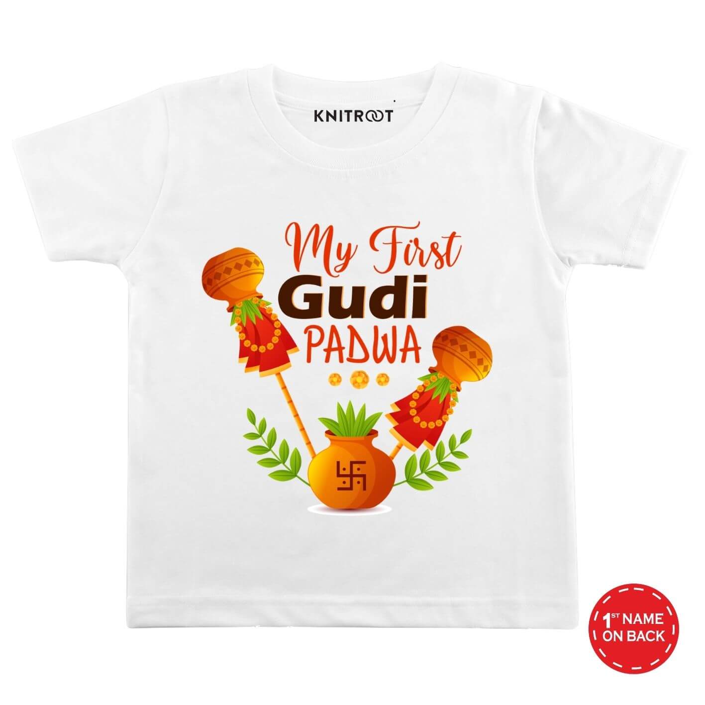 my first gudipadwa t shirt for baby