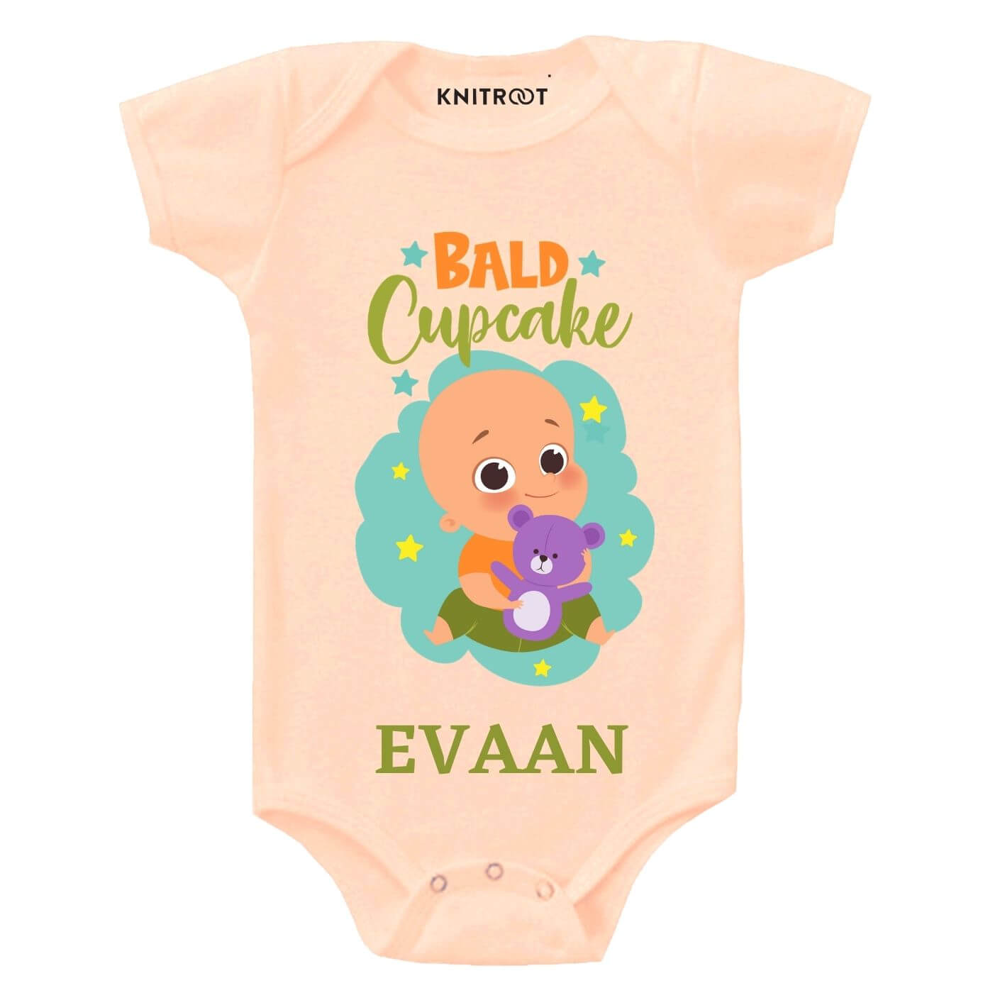 Bald Cupcake Baby Outfit