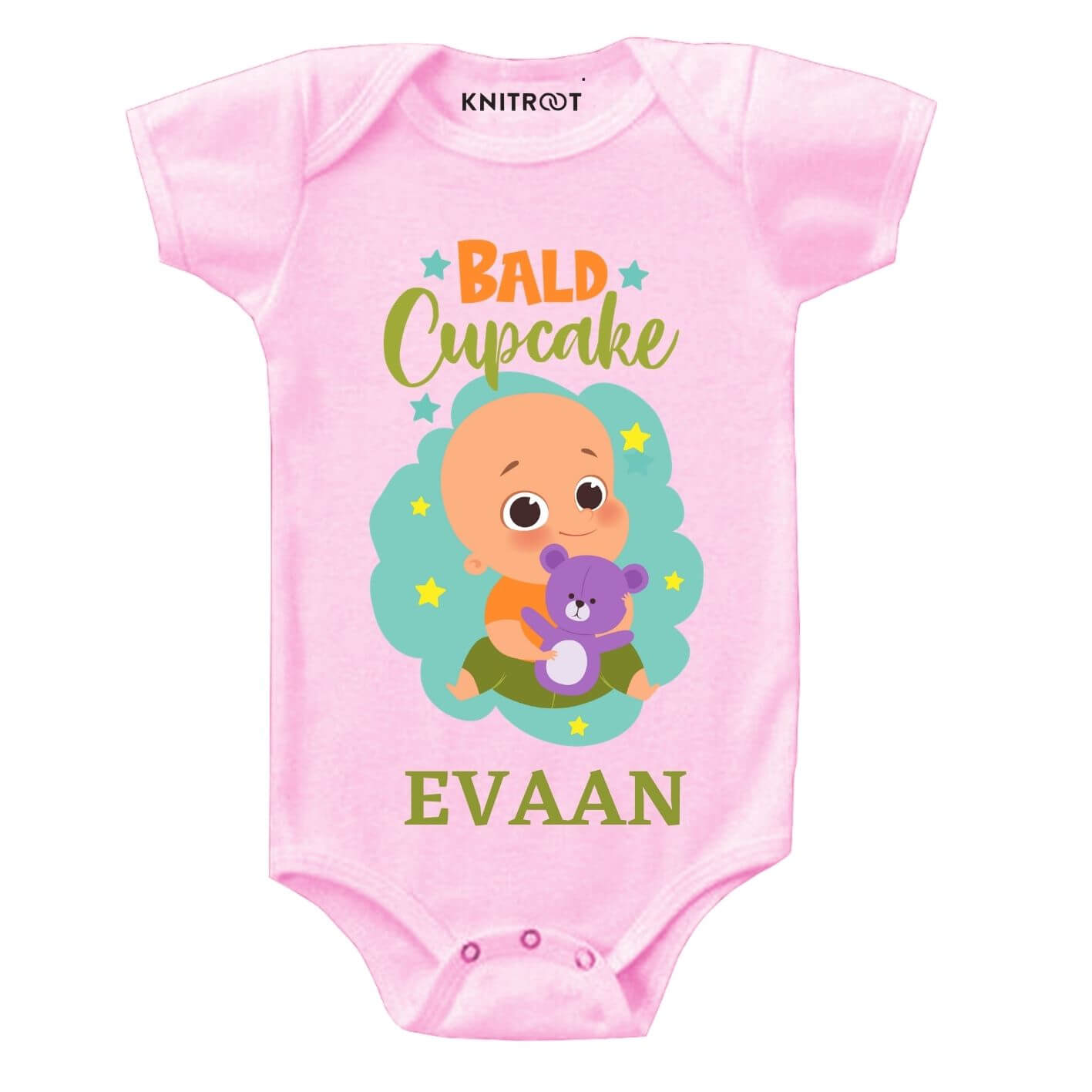 Bald Cupcake Baby Outfit