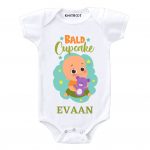 Bald Cupcake Baby Outfit