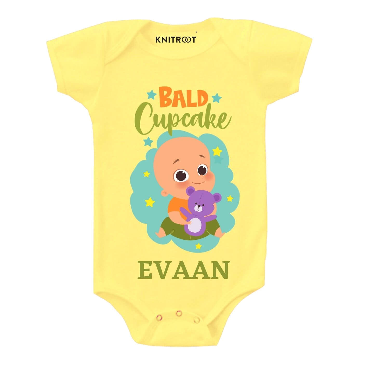 Bald Cupcake Baby Outfit