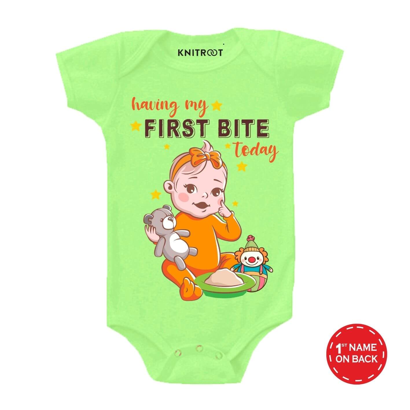 First Bite Baby Outfit