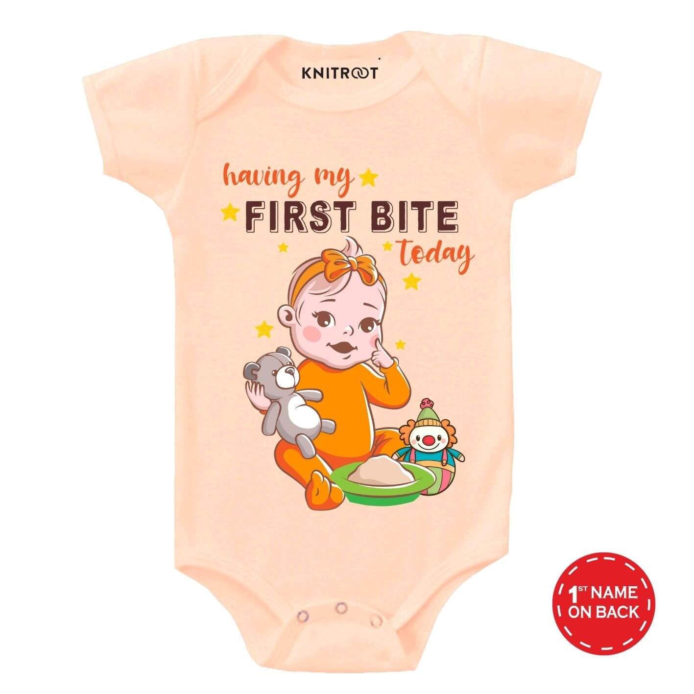 First Bite Baby Outfit