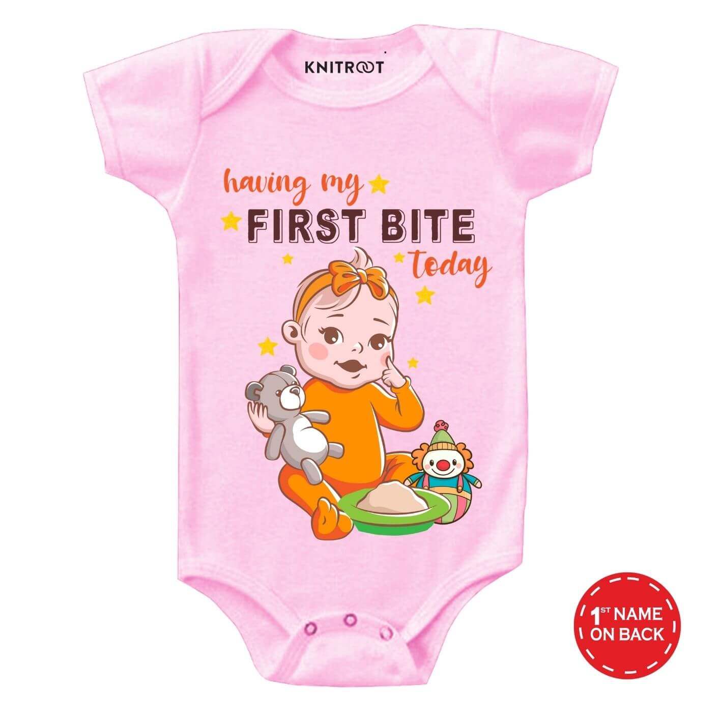 First Bite Baby Outfit
