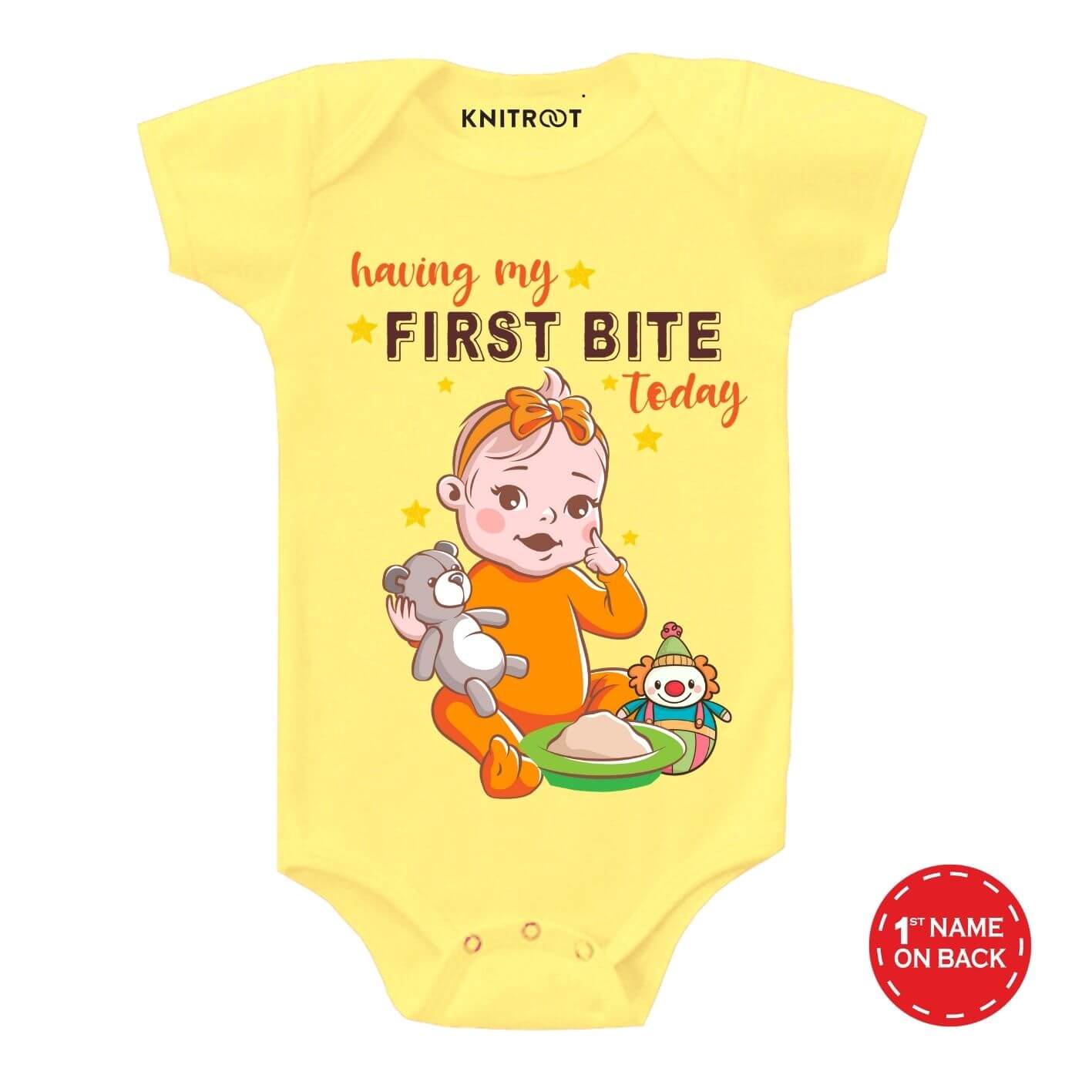 First Bite Baby Outfit