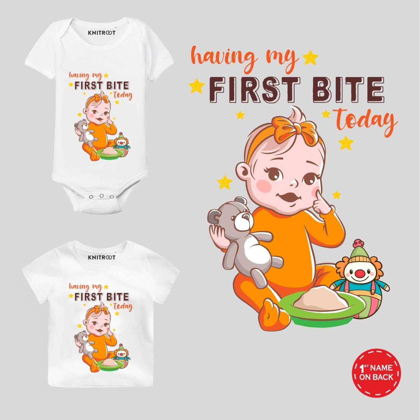 First Bite Baby Outfit first bites baby food