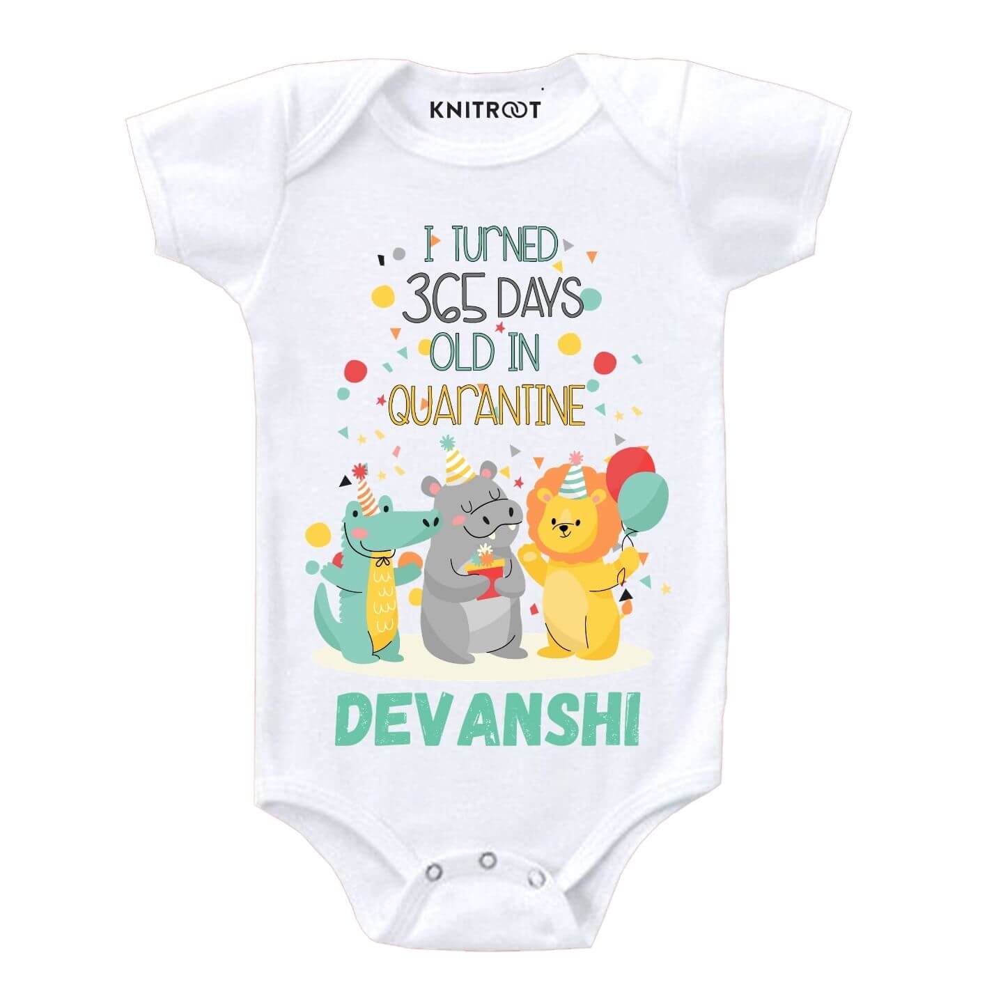 Turned 365 days old onesie