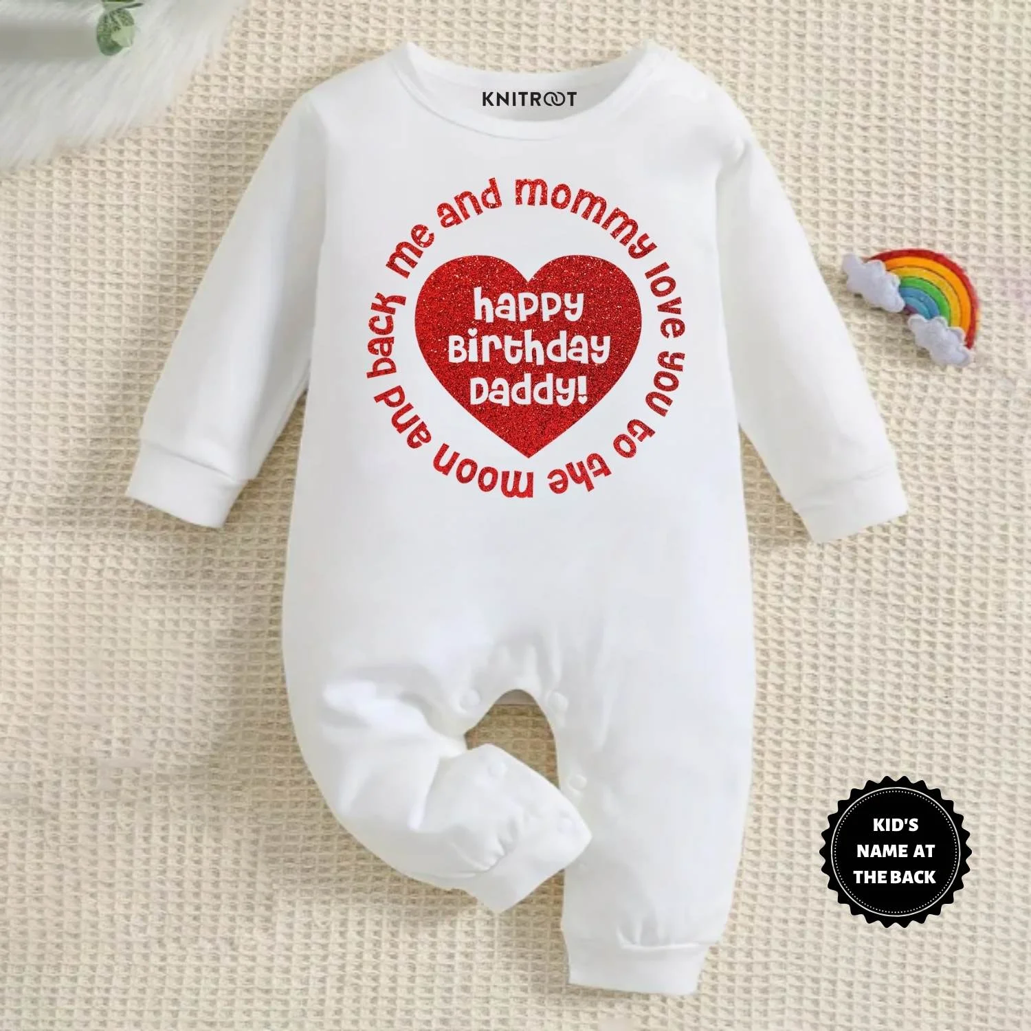 Happy Birthday Daddy Jumpsuit Happy Birthday Daddy Jumpsuit