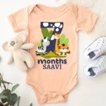 Happy 7th Month Birthday Baby Outfit