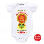 Colourful Onam Baby Wear