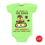 Daddy is in Army Kids Outfit