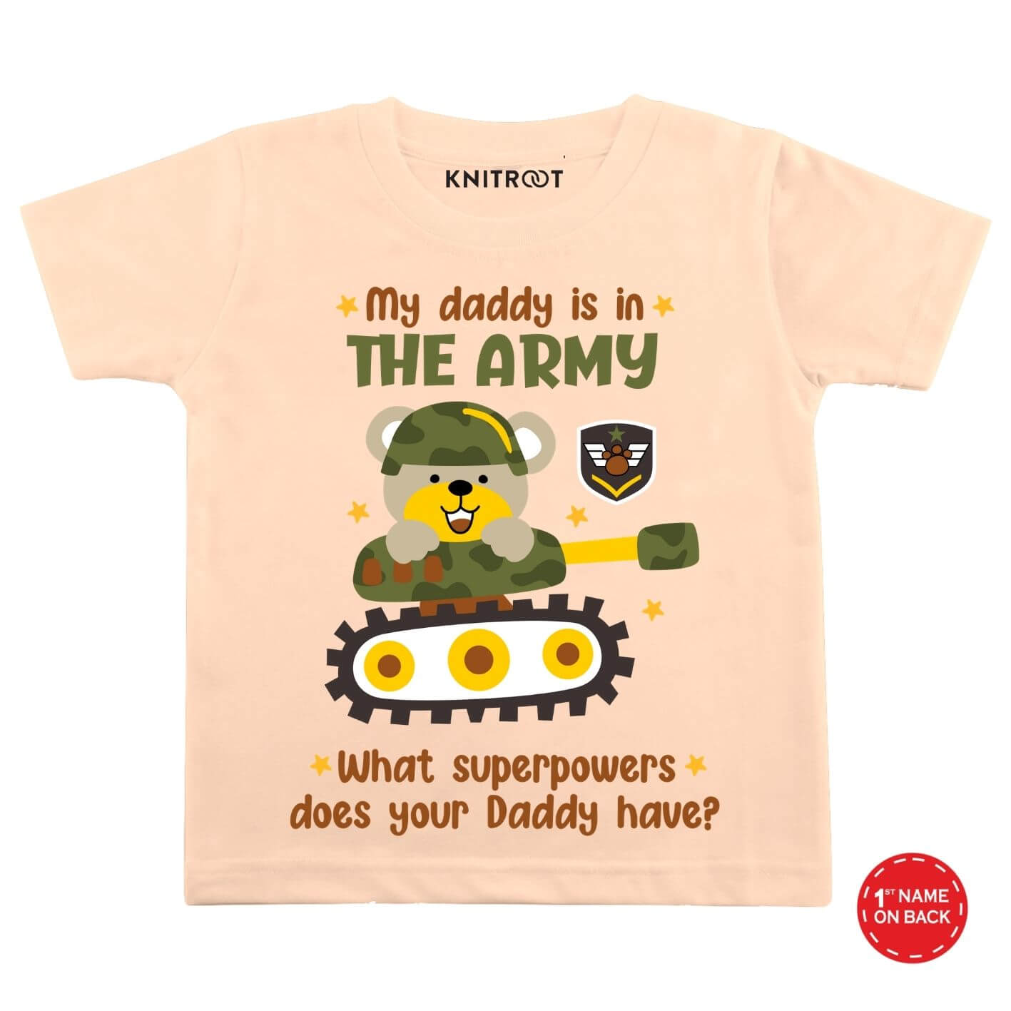 Daddy is in Army Kids Outfit
