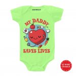 Daddy saves lives Kids Outfit