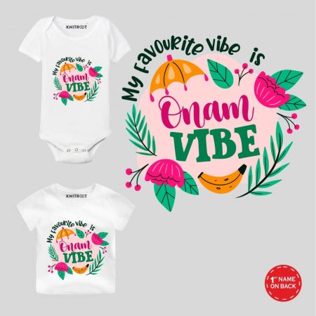Onam Vibe Onesie & Tshirt