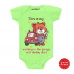 Working in Garage Baby Outfit