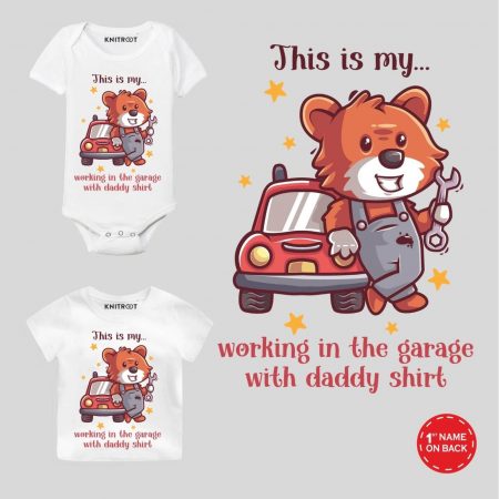 Working in Garage Baby Outfit