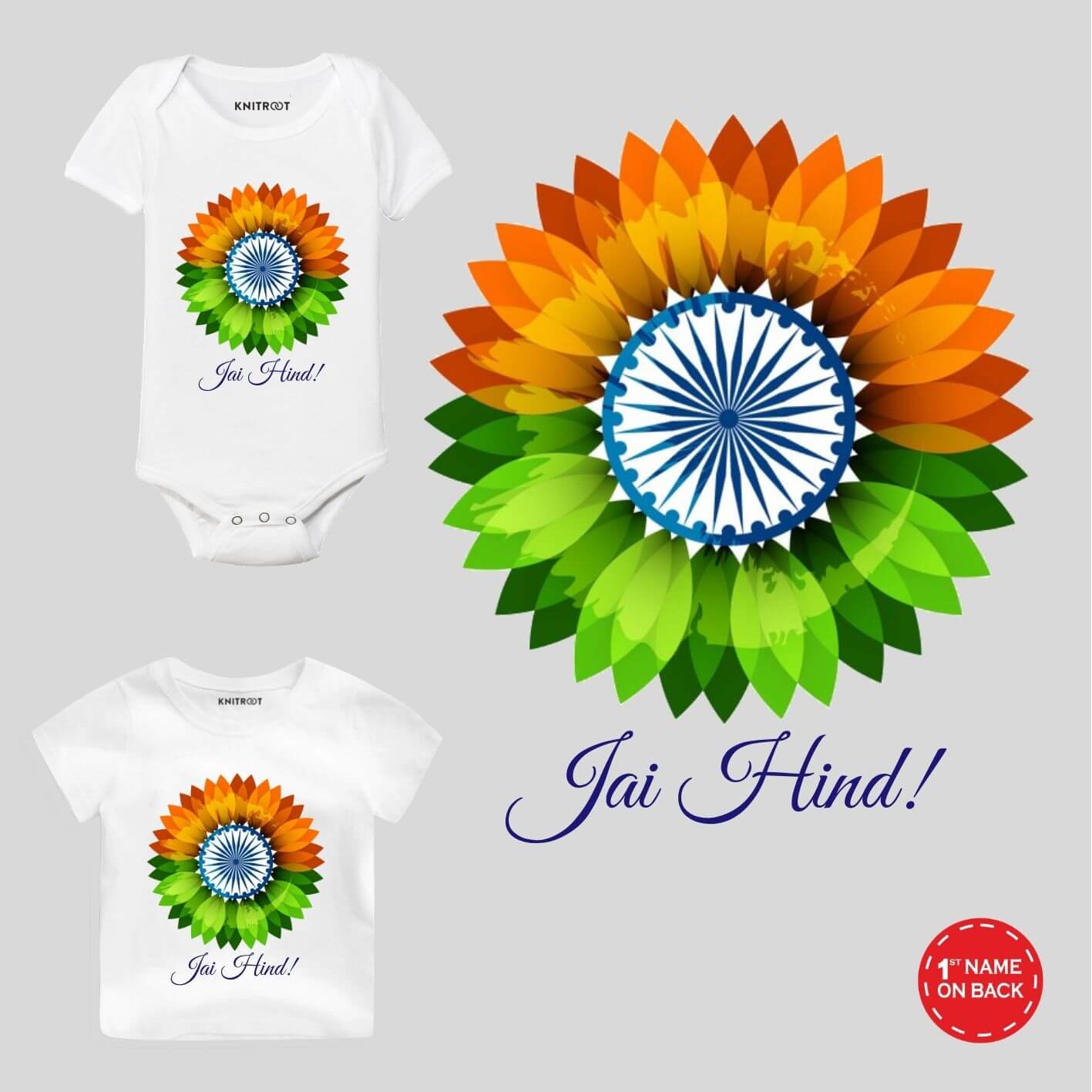 Custom Indian Independence Day T-shirt Custom Indian Independence Day T-shirt