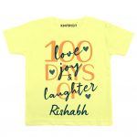 100 days joy Romper & Tshirt