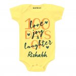 100 days joy Romper & Tshirt