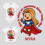 Awesome Sister Baby Clothes