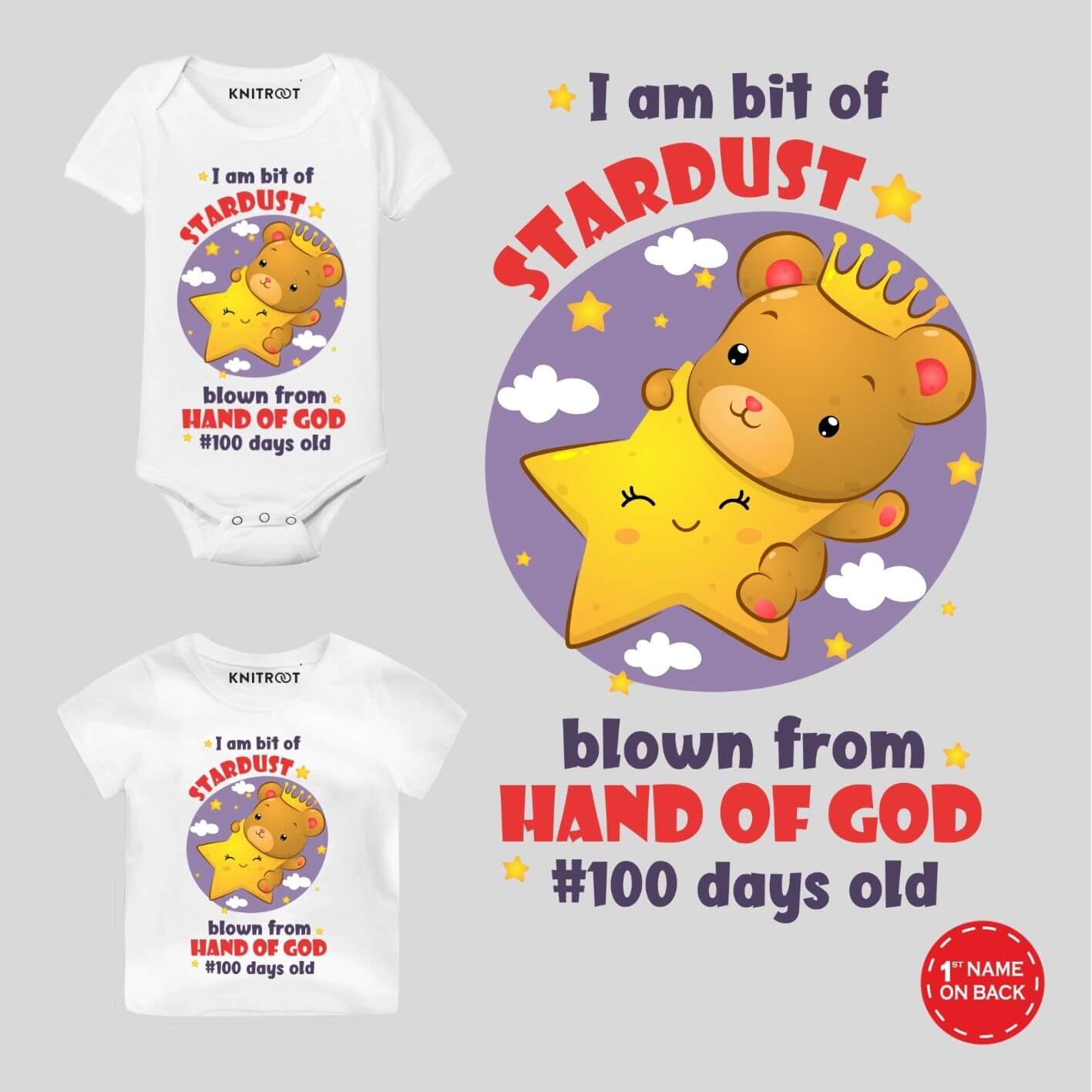 I am bit of stardust Baby Wear stardust memories