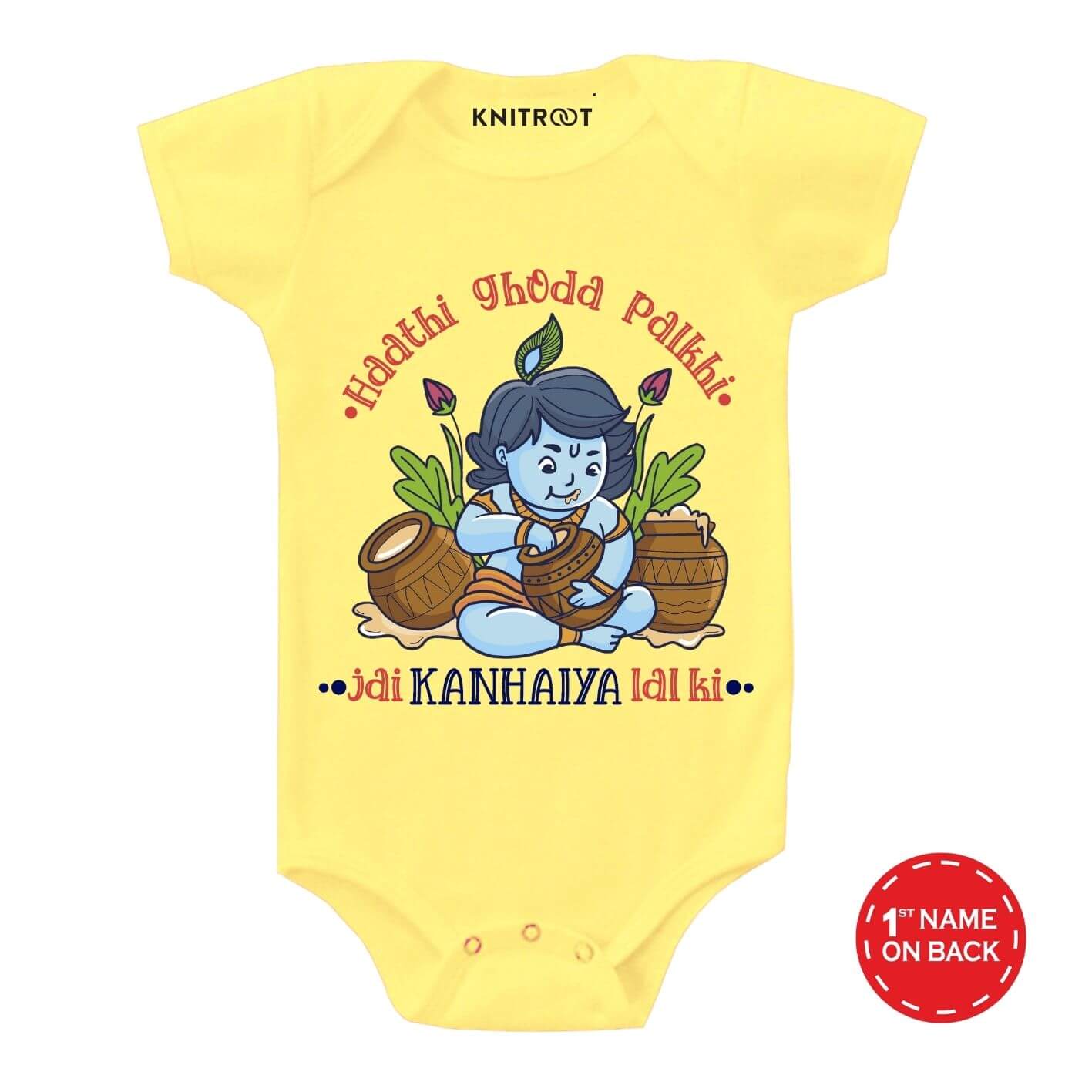 Jai Kanhaiya Onesie & Tshirt