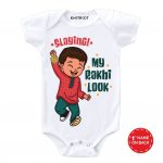 My Rakhi look Onesie & Tshirt