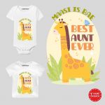 Best Aunt ever Baby Outfit