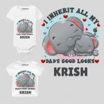 personalised fathers day t shirt