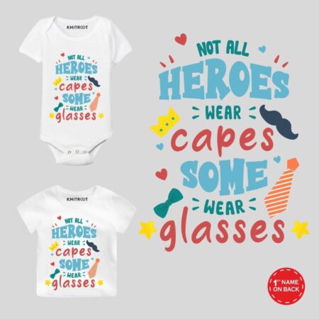 Heroes Text Print Outfit